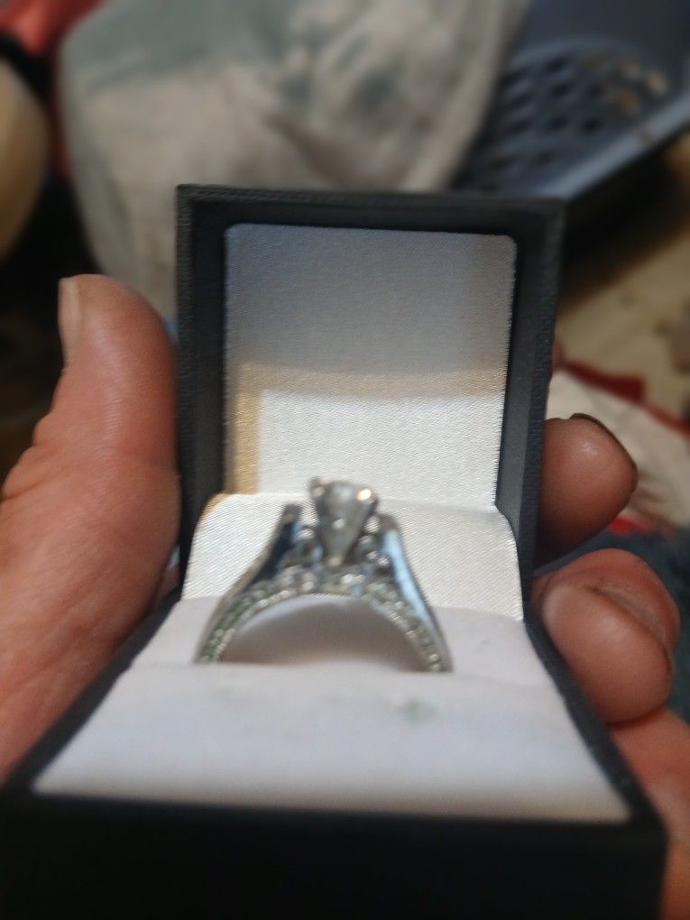 REAL SILVER WEDDING RING $150