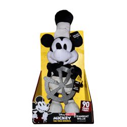 Disney Steamboat Willie Mickey Mouse Whistling Dancing Plush Special Edition NIB