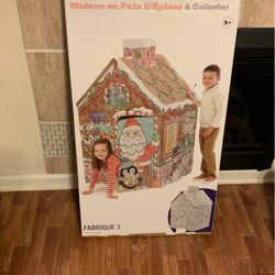 Color And Play Gingerbread House