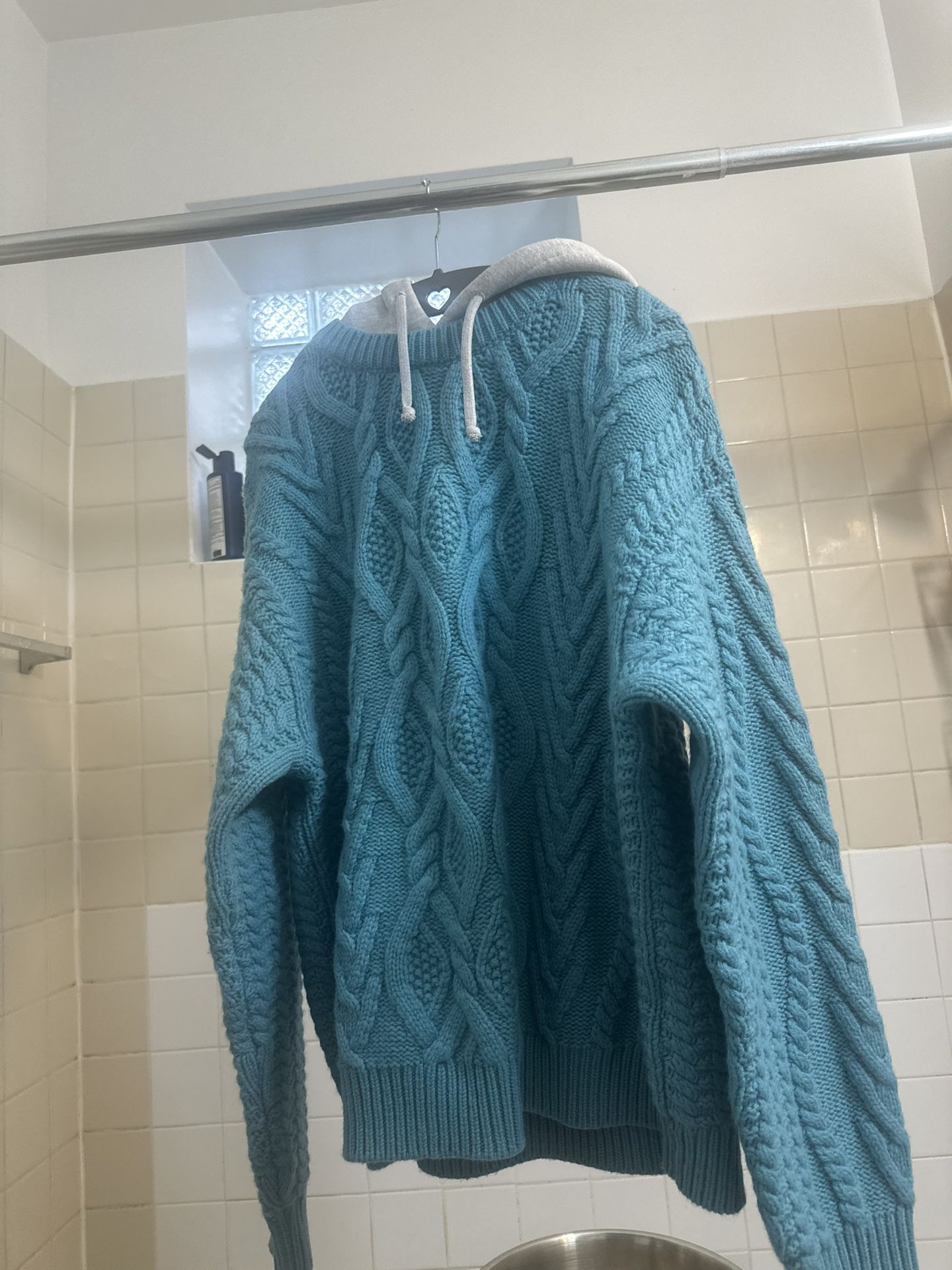 Brand New Supreme Cable Hoodie ‘25 Sz Large