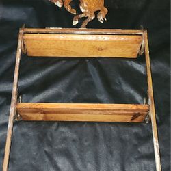 Old "Cowboy Western" Style Shelving Unit