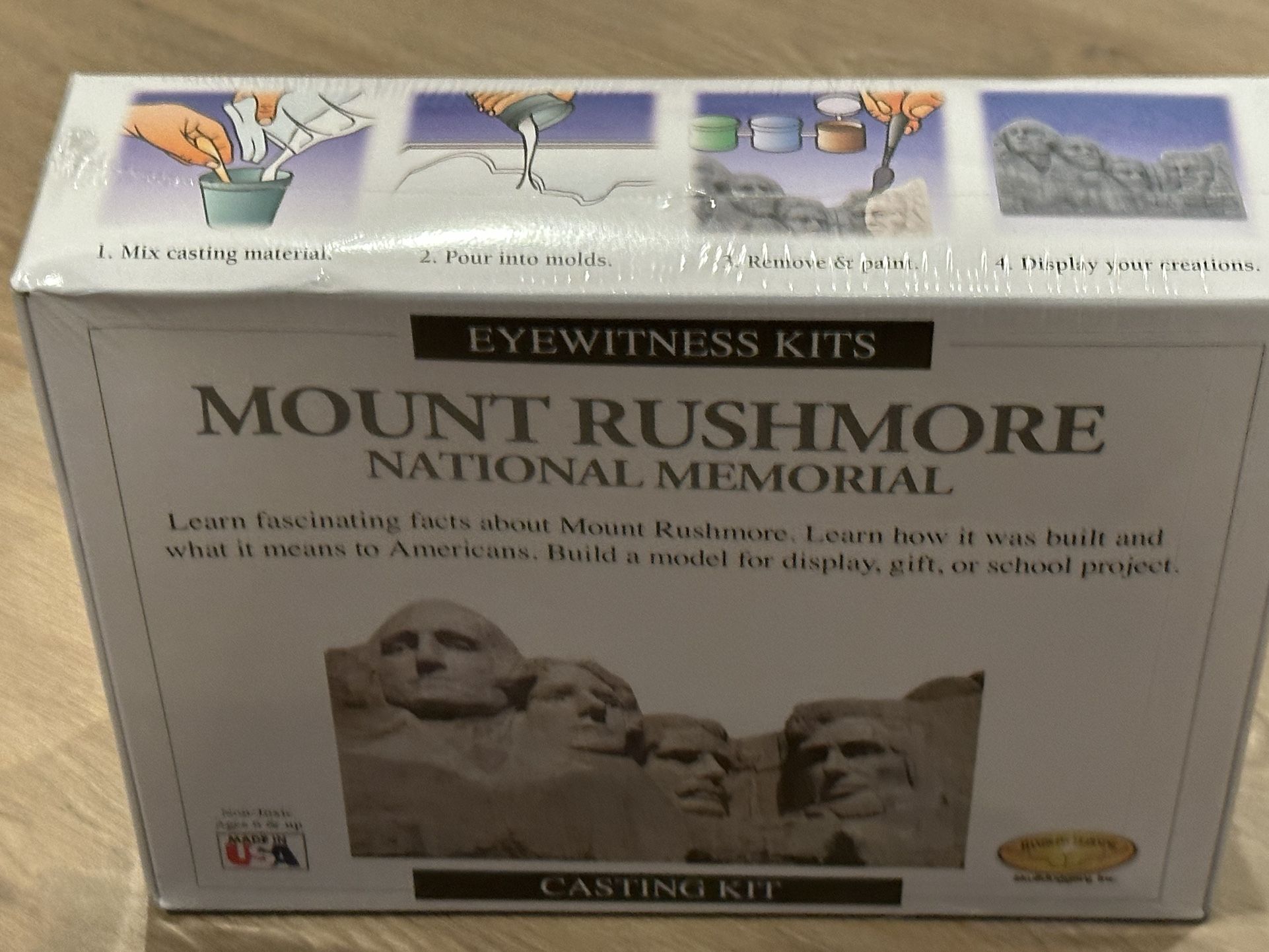 Mount Rushmore Casting Kit DIY Eyewitness Kit New