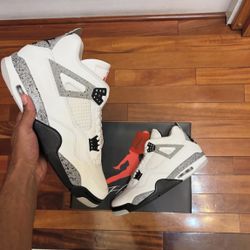 Jordan 4 “White Cement” 2025