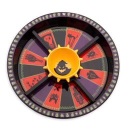 The Nightmare Before Christmas Oogie Boogy Halloween Spinning Wheel Chip and Dip Serving Tray