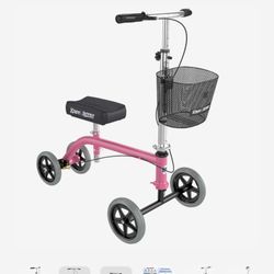 Knee  Rover Walker Jr and Smaller Adult Knee Scooter Pink