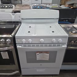 Ge 4 Burners Gas White New