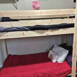 Bunk bed frame