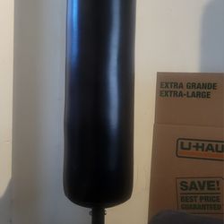 Freestanding Punching Bag with Boxing Gloves