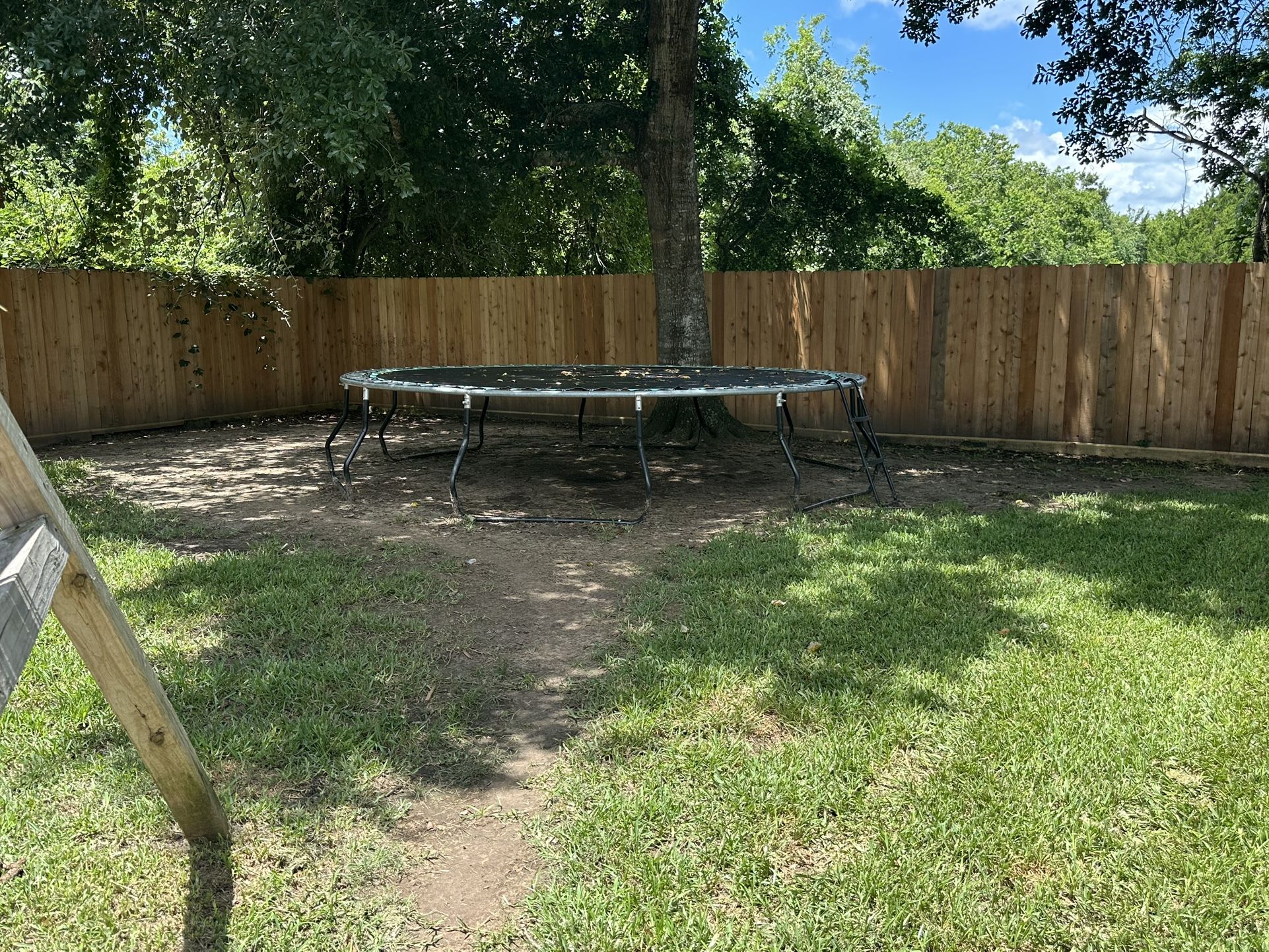 Free 14 Foot Trampoline.