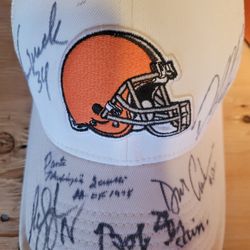 Cleveland Browns Signed Hat