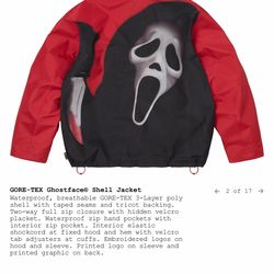 Supreme GORE-TEX Ghostface Shell Jacket (Med)