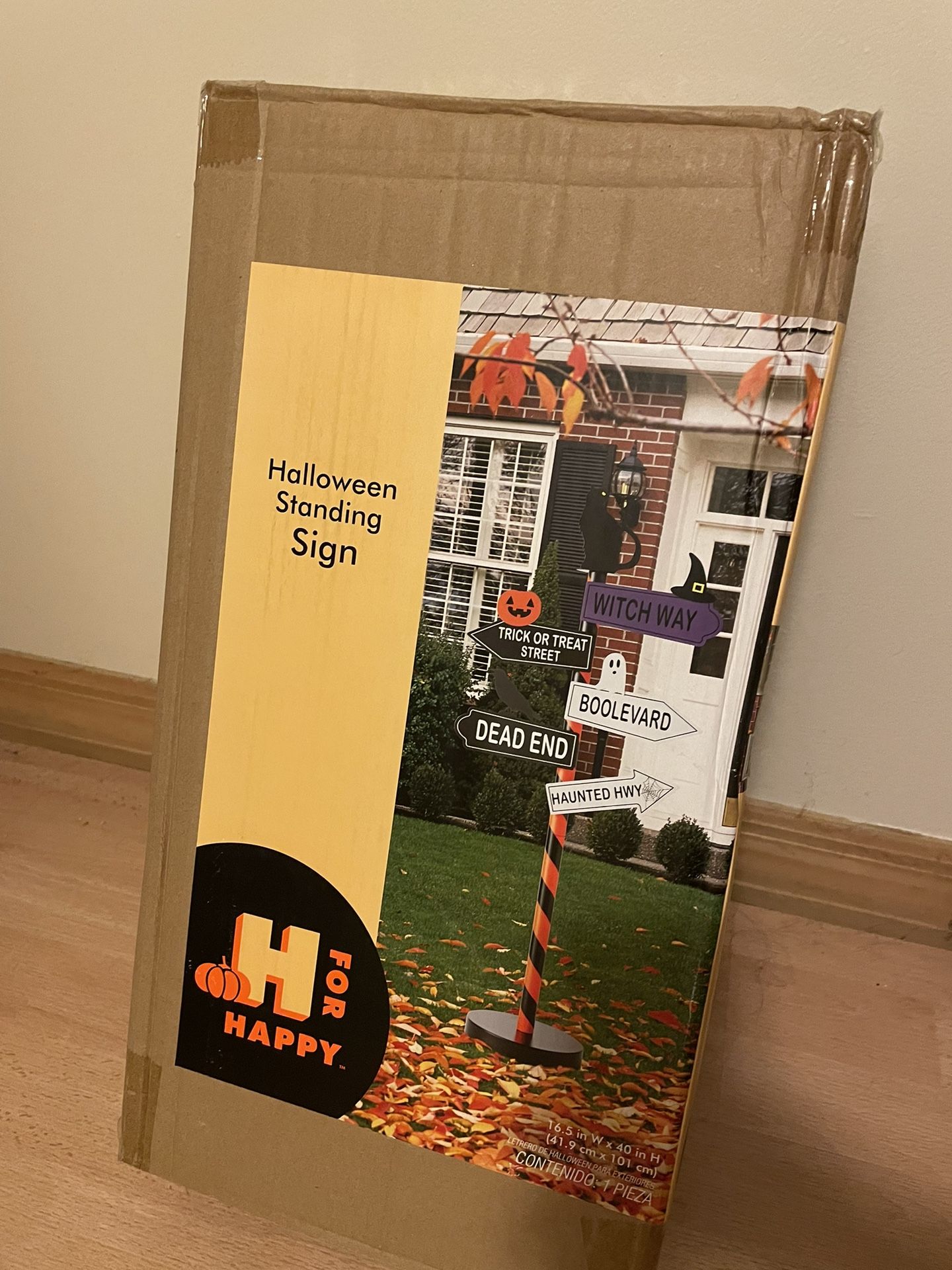 Halloween Indoor/Outdoor Street Sign
