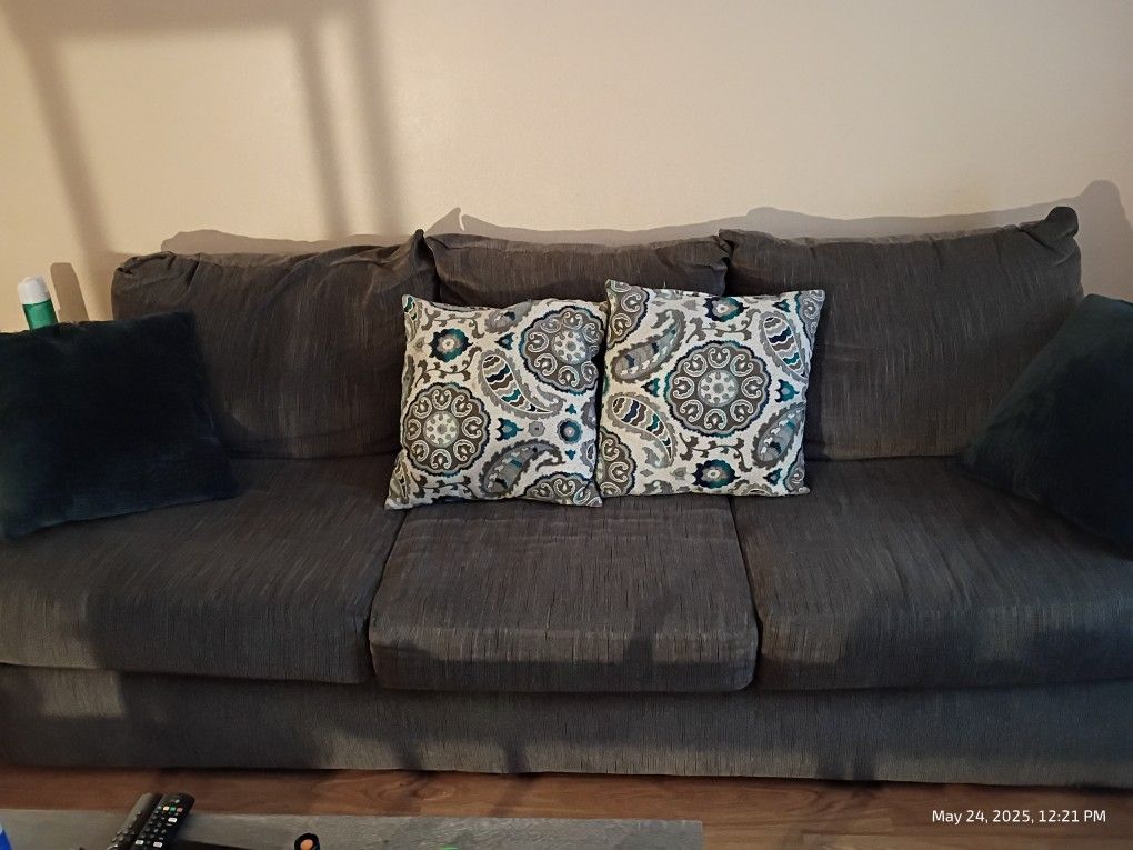 Dark Gray Couch Set
