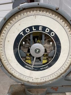 Vintage Meat Scale Toledo Print weight 400