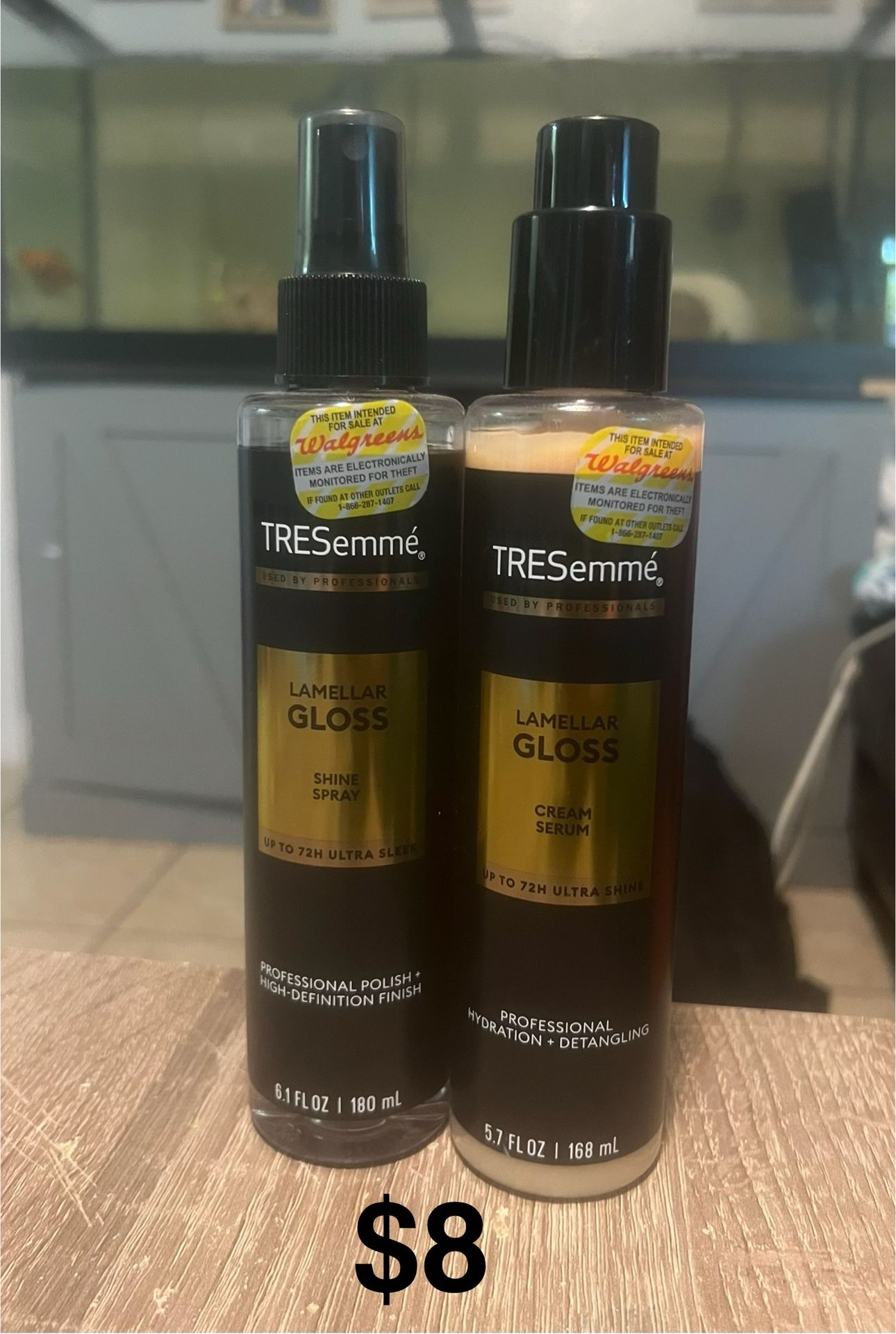 Tresemme Lamellar Gloss (Cream And Spray)
