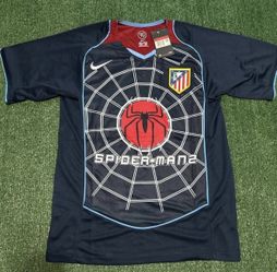 Vintage Nike Retro Atletico Madrid 2004-05 "Spider-Man" Movie Away Soccer Jersey