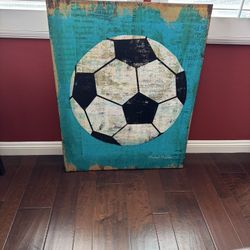 Wall Soccer Ball Picture