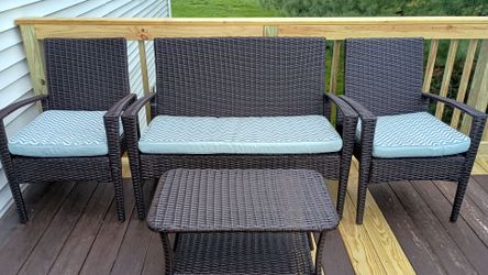 Patio chair set 4 pieces