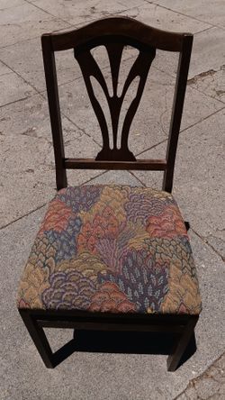 3 Antique folding chairs