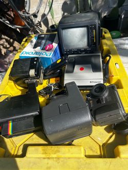 Polaroid cameras and more electronics