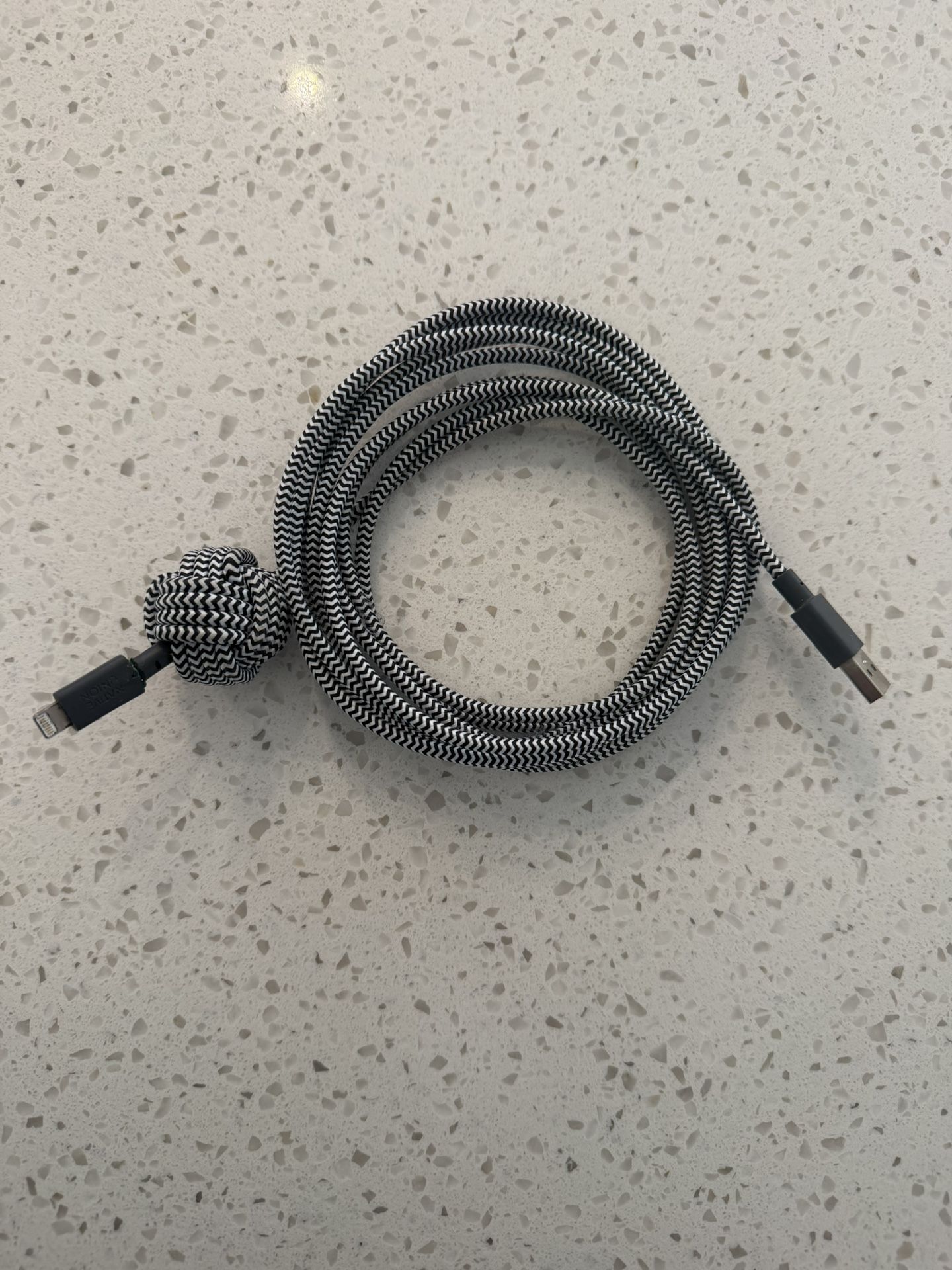 NATIVE UNION NIGHT CABLE -  ( USB-A TO LIGHTENING ) - 10ft