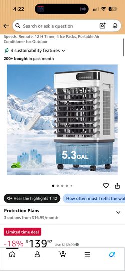 Air Conditioner Air Cooler AC Unit LFJ-06A