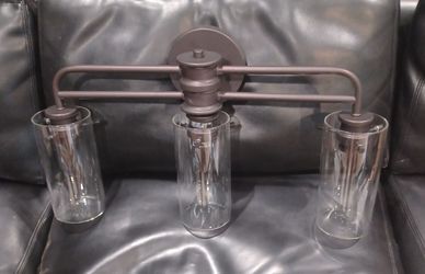 Bronze 3 Light Bathroom Vanity Light Fixture