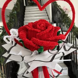 Ramo Con Rosa Grande