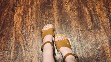 Brown sandals