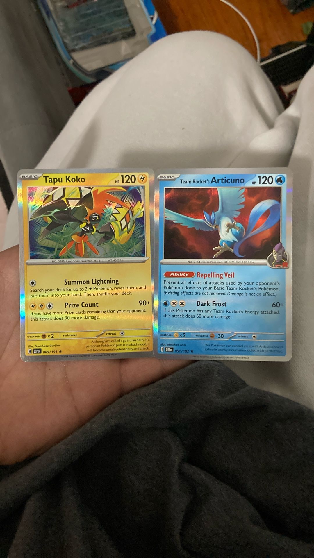 Tapu Koko / Articuno (team Rockets)