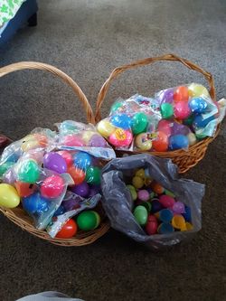 Easter Baskets and eggs