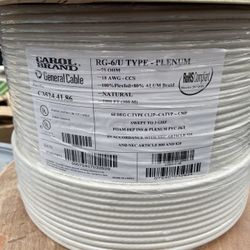 RG 6 U Plenum Rated  Brand New