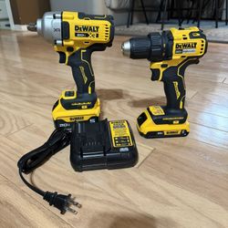 DeWalt 20v Impact Wrench and Driver