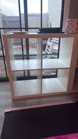 Two ikea cube bookcases , used condition, sturdy