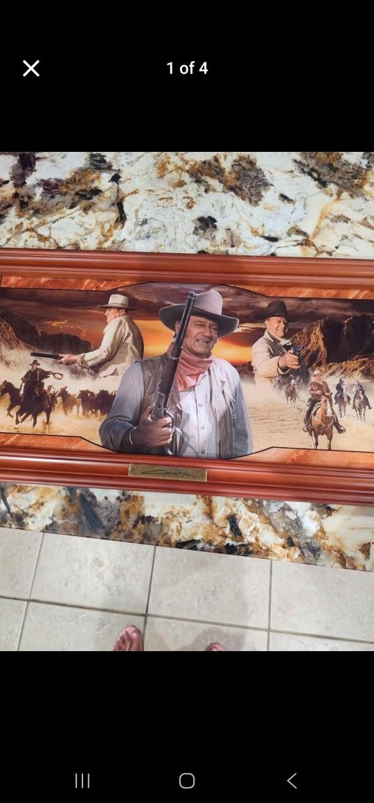 Vintage John Wayne Wall Art