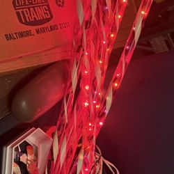 3ft Candy Canes Used To Outline The Driveway Or Walkway 