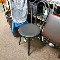 Black Metal Chair 45.00