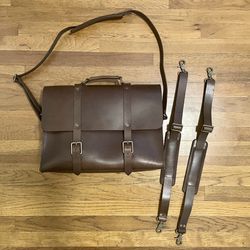 Satchel & Page Italian Leather Messenger Bag