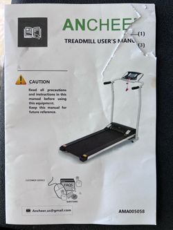 Ancheer lightweight treadmill