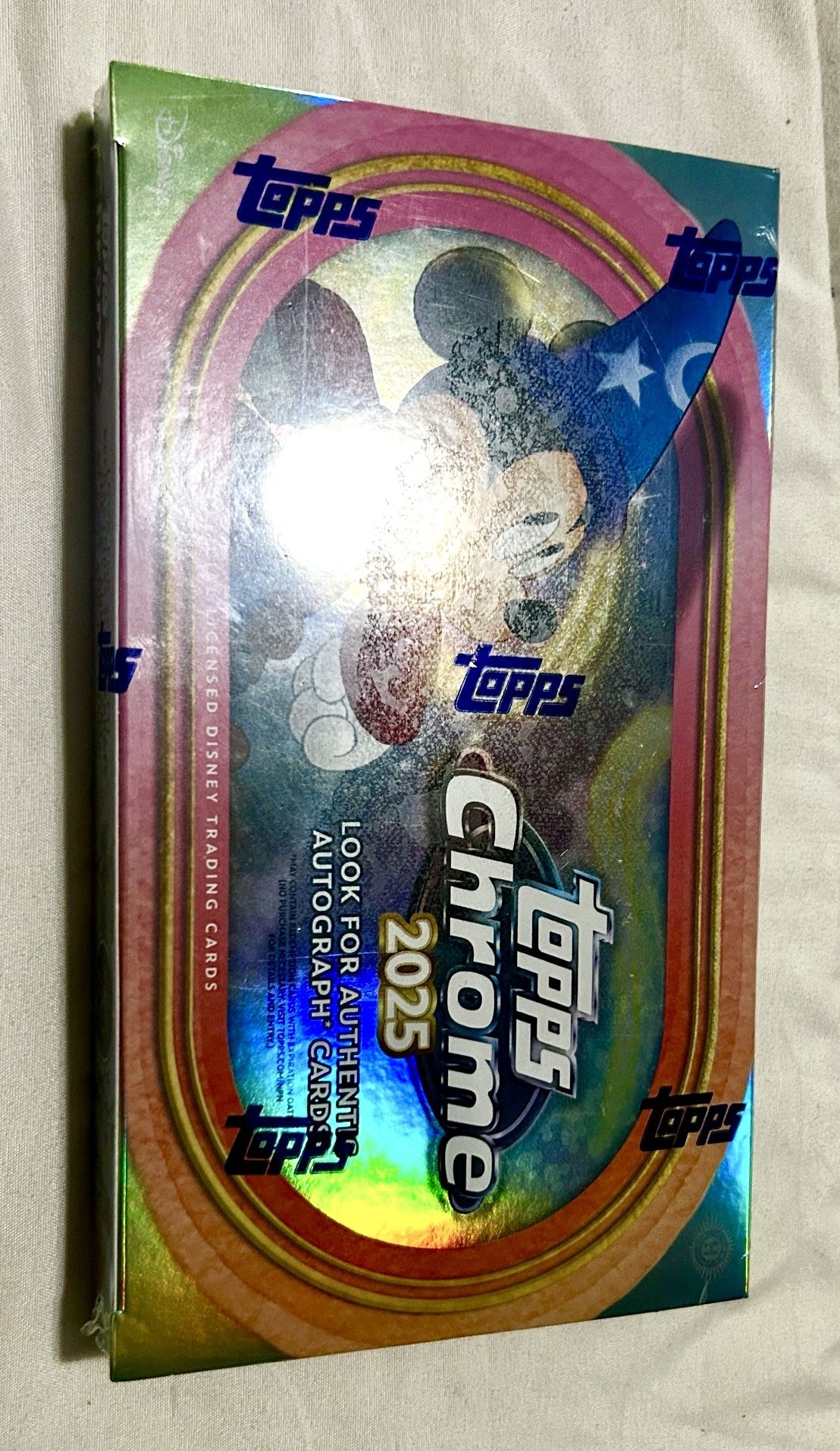 2025 Topps Chrome Disney Hobby Box Sealed New! - $475 OBO