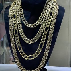 10K Solid  Heavy Gold Chain Available On Special Price Start $3500-$9000 