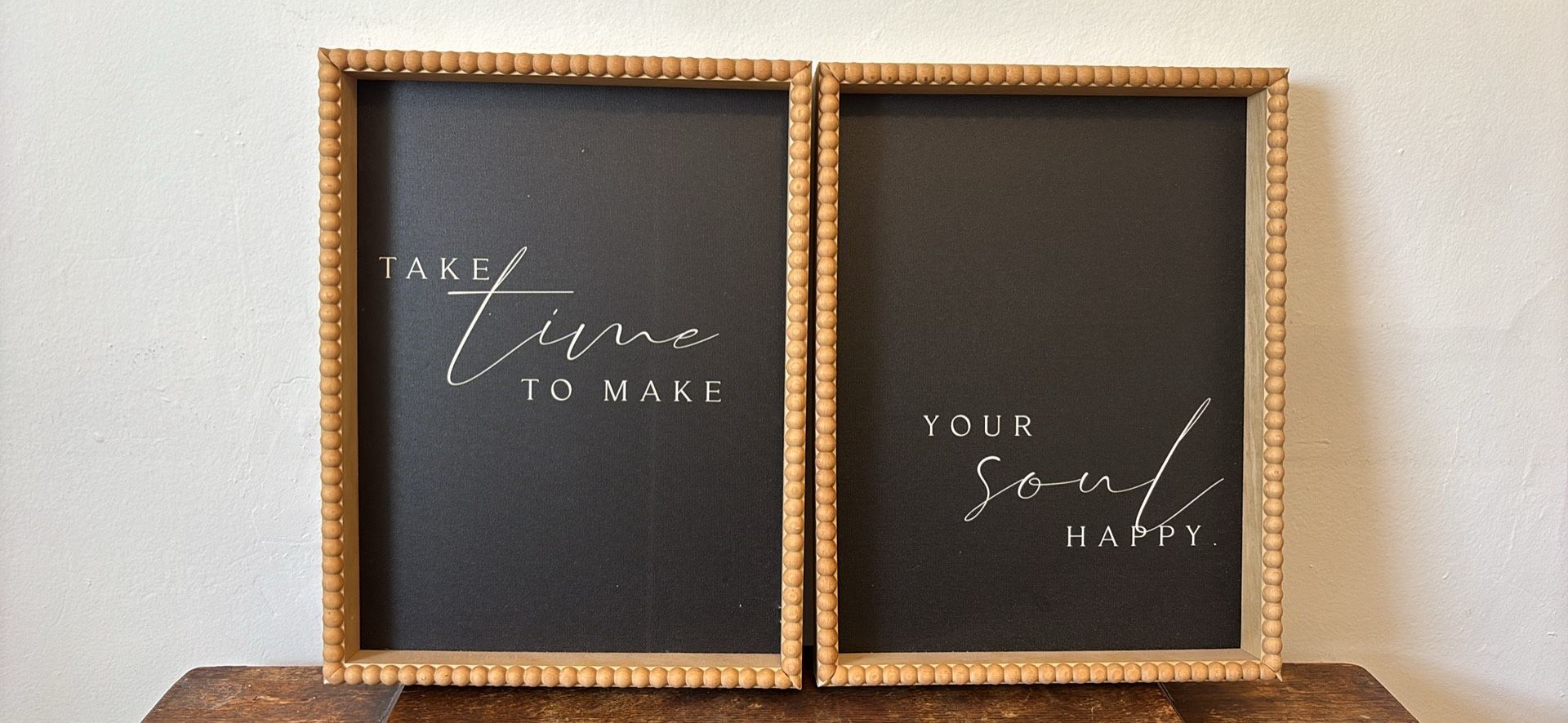Wall Art - Take Time To Make Your Soul Happy Canvas