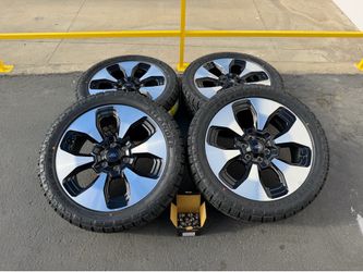 2026 Ford F-150 F150 22" OEM Rims Wheels & NEW Tires Lincoln Navigator Expedition Lightning Stealth King Ranch Platinum