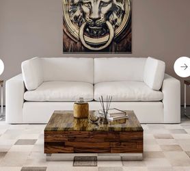 Bloom 3-Seater Sofa – White