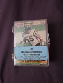 Los Angeles Charger cards
