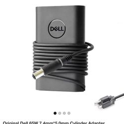 Dell Charger Adapter With Power Cord - Black