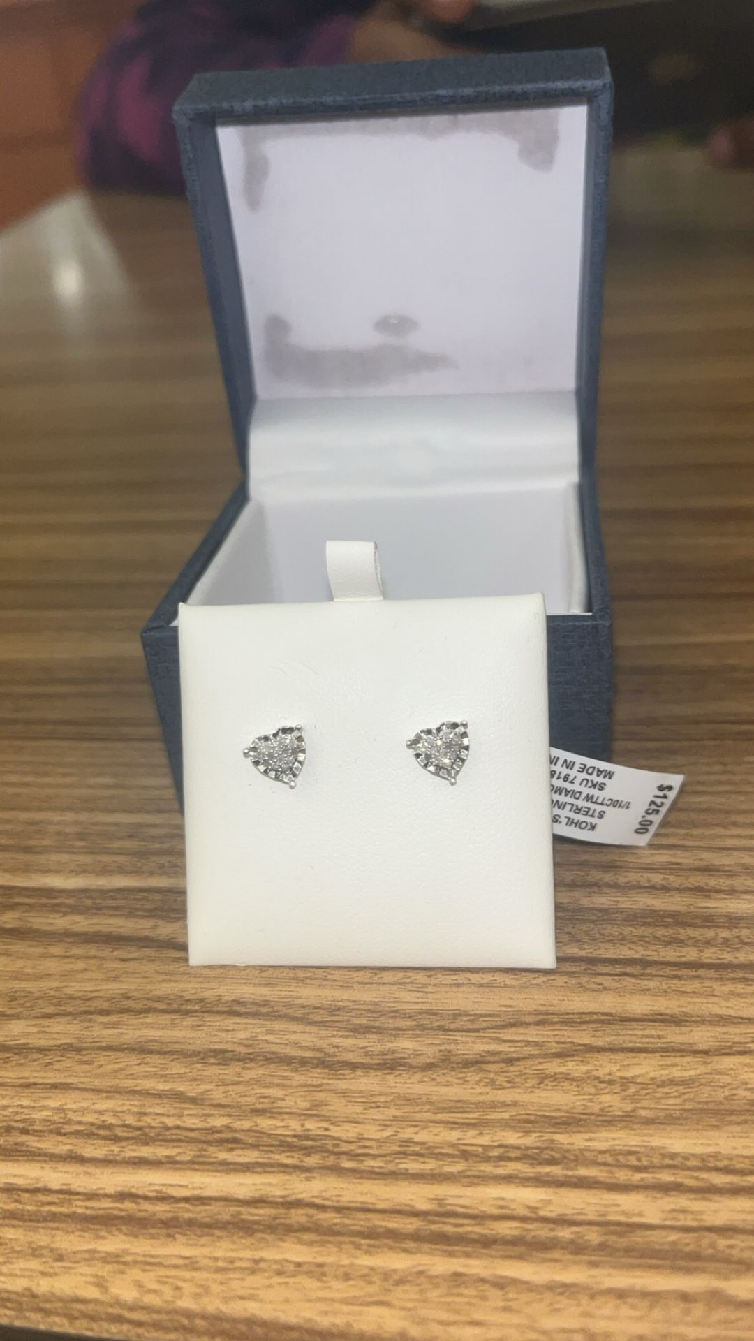 Diamond Earrings 1/10 Carat