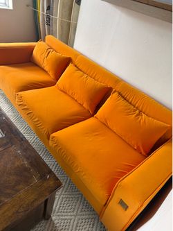 Orange couch