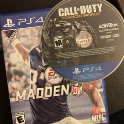 Call Of Duty And Madden For Ps4