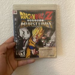 Dragon Ball Z Burst Limit PS3 